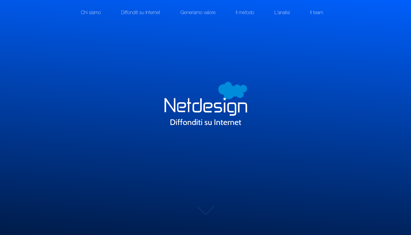 Diffonditi su internet, minisito Netdesign